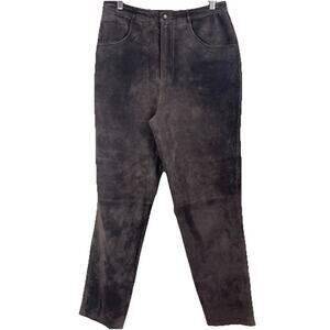 Territory Ahead Nubuck Suede Pants Womens Size 12T Tall Western Country Cowgirl